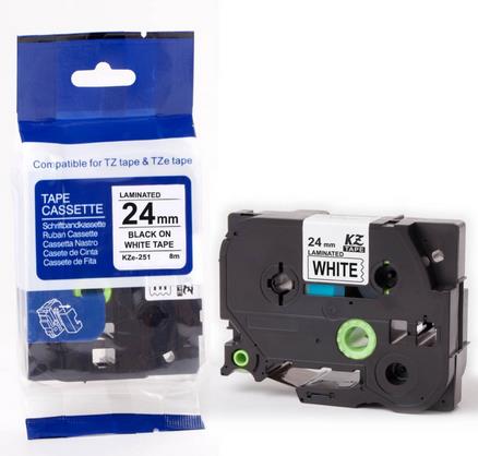 TINTA BROTHER NEGRO/BLANCO TZE251