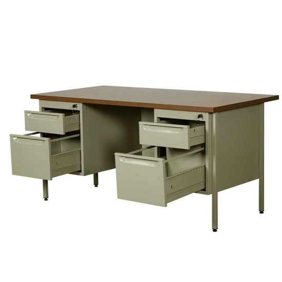 ESCRITORIO EJECUTIVO DOBLE CAJONERA DE 180 X 75 X 75   