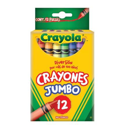 CRAYON CRAYOLA JUMBO C-12