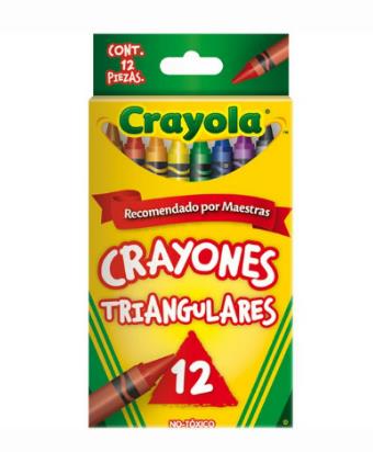 CRAYON CRAYOLA TRIANGULAR JUMBO C/12