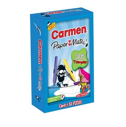 CRAYON GRUESO CARMEN C/12 TRIANGULAR 