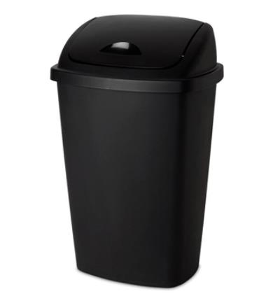  CESTO BASURA STERILITE 25 Litros C/NEGRO USA